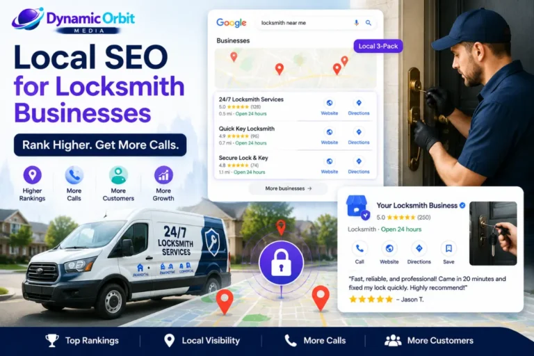 Local SEO for locksmith businesses improving Google Maps rankings and generating more emergency service calls